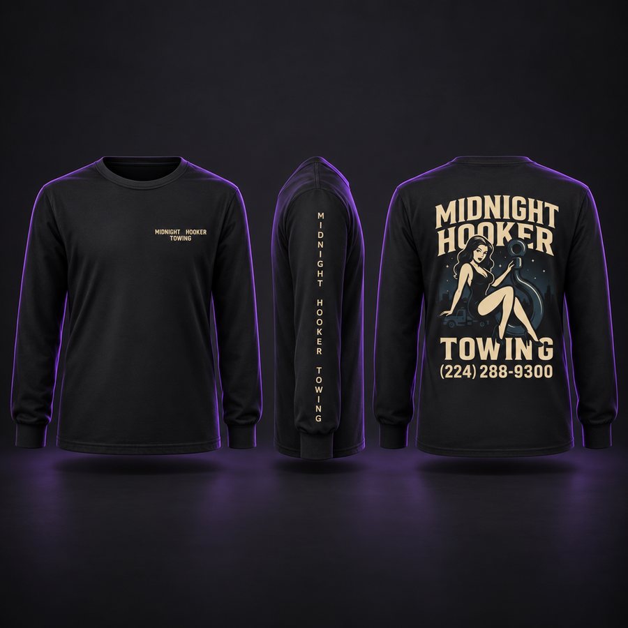 Midnight Hooker pin-up long sleeve