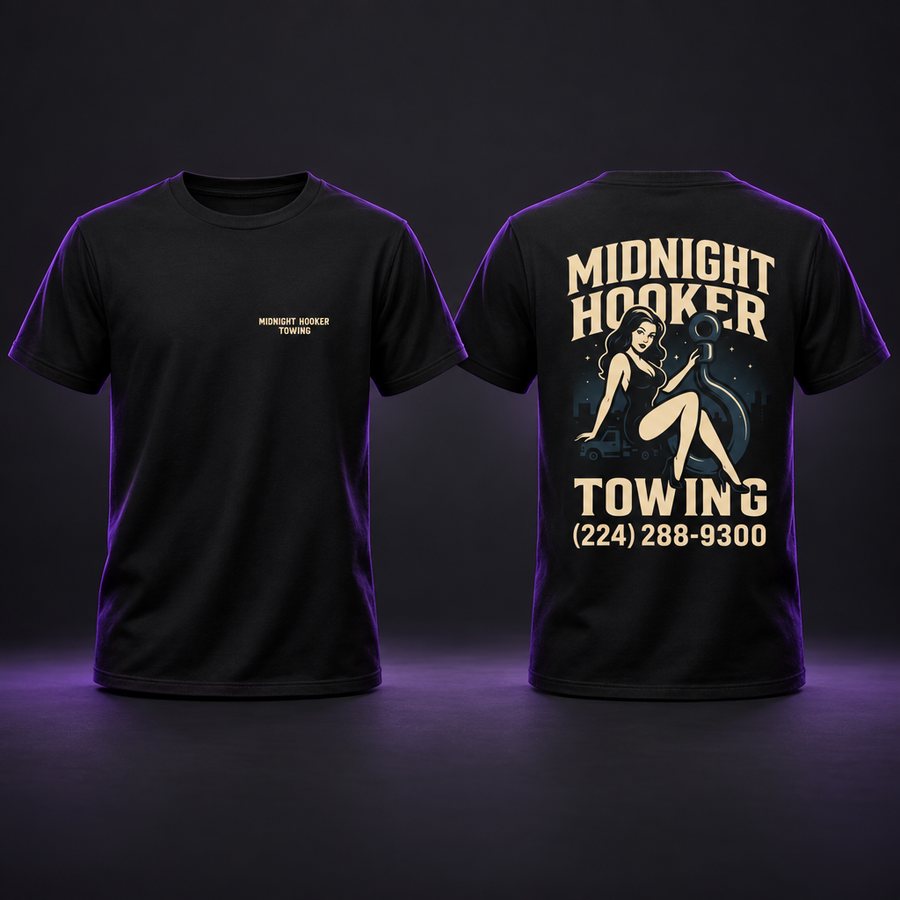 Midnight Hooker pin-up tee